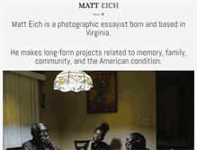 Tablet Screenshot of matteichphoto.com